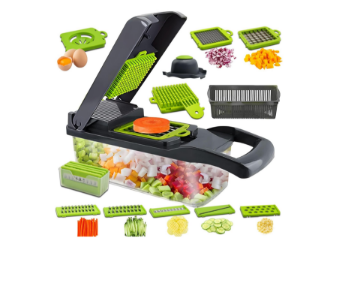 Show details for 14 in 1 Vegetable Chopper, Onion Chopper Veg Dicer Slicer Kitchen Mandoline for Onion Carrot Potato Picture of 14 in 1 Vegetable Chopper, Onion Chopper Veg Dicer Slicer Kitchen Mandoline for Onion Carrot Potato