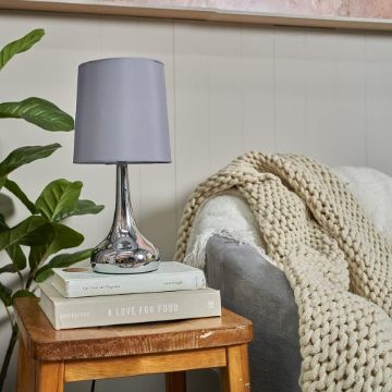 Show details for 2 x Touch Table Lamps 34cm Dimmable Dimmer Bedside Lights Living Room LED Bulb Picture of 2 x Touch Table Lamps 34cm Dimmable Dimmer Bedside Lights Living Room LED Bulb