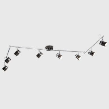 Show details for Adjustable Flexi Z 8 Way Ceiling Spotlight Light Fitting LED GU10 Spot Lamp Picture of Adjustable Flexi Z 8 Way Ceiling Spotlight Light Fitting LED GU10 Spot Lamp