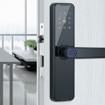 Show details for Automatic Door Smart Lock Digital Biometric Fingerprint Door Lock with 2 Key Picture of Automatic Door Smart Lock Digital Biometric Fingerprint Door Lock with 2 Key