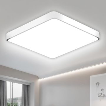 Show details for Square LED Ceiling Lights, 36W 3300LM 6000K Daylight White Super Bright, LED Square Light Ceiling for Hallway, Living Room, Bedroom Picture of Square LED Ceiling Lights, 36W 3300LM 6000K Daylight White Super Bright, LED Square Light Ceiling for Hallway, Living Room, Bedroom