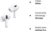 Picture of Apple AirPods Pro 2nd Gen Wireless Airpods  with Charging Case | Active Noise Cancellation