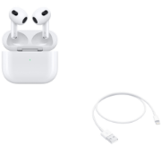 Picture of Apple AirPods (3rd Generation) with MagSafe Charging Case | Wireless Earbuds UK
