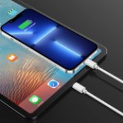 Picture of 1M iPhone Charger Cable, Lightning to USB Cable Lead 3 Foot, 2.4A Fast Charging Cable for iPhone 14 13 12 11 Pro Max XS XR X 8 7 6 Plus 5