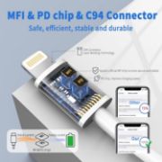 Picture of USB C to Lightning Cable iPhone Charger Cable Type C PD Fast Charger Data Lead Compatible with iPhone 14 13 12 11 Pro Max XS XR X
