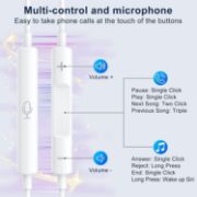 Picture of Lightning Earphones for iPhone – Noise-Isolating Headphones Compatible with iPhone 14/13/SE/12/11/XR/8/7/XS
