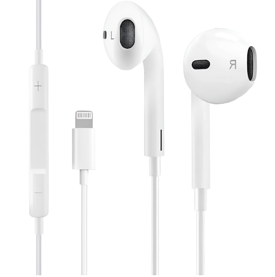 Picture of Lightning Earphones for iPhone – Noise-Isolating Headphones Compatible with iPhone 14/13/SE/12/11/XR/8/7/XS