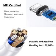 Picture of Lightning Earphones for iPhone – In-Ear Stereo Earbuds with Microphone & Volume Control – Compatible with iPhone 14/13/12/11/X/XS/8 – White