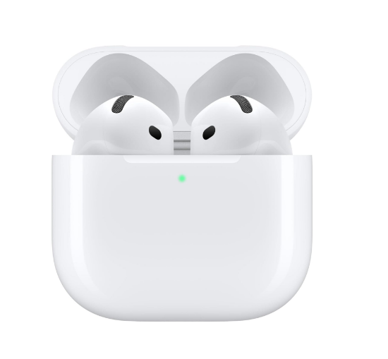 Picture of Apple AirPods (4th Generation) – Wireless with Active Noise Cancellation, Adaptive Audio, H2 Chip, and USB-C Charging Case