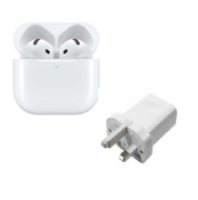 Picture of Apple AirPods (4th Generation) – Wireless with Active Noise Cancellation, Adaptive Audio, H2 Chip, and USB-C Charging Case