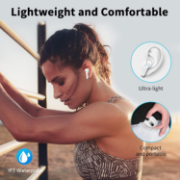 Picture of Wireless Earbuds Bluetooth 5.4 with ENC Noise Cancelling Mic, 56H Playtime, Deep Bass, IP7 Waterproof, LED Display