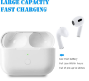 Picture of Charging Case Replacement Compatible with AirPods 3rd Generation, Wireless AirPods 3 Charger Case |White|