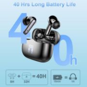 Picture of Bluetooth 5.4 Wireless Earbuds, HiFi Bass, 4 ENC Mics, 40H Playtime, IP7 Waterproof, USB-C