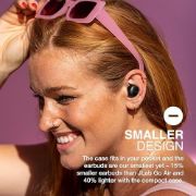 Picture of JLab Go Air Pop+ Earbuds, Bluetooth, Mic, 35H Playtime, USB-C, EQ3 Sound, Dual Connect, Black