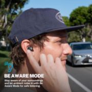 Picture of JLab Go Air Pop+ Earbuds, Bluetooth, Mic, 35H Playtime, USB-C, EQ3 Sound, Dual Connect, Black