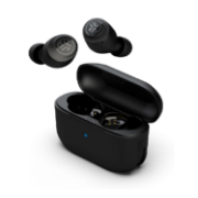 Picture of JLab Go Air Pop+ Earbuds, Bluetooth, Mic, 35H Playtime, USB-C, EQ3 Sound, Dual Connect, Black