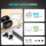 Picture of Wireless Earbuds Bluetooth 5.3, USB-C Earphones, HiFi Stereo, Deep Bass, CVC Noise Cancelling, 35H Playtime, LED Display, Water Resistant