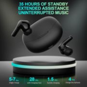 Picture of Wireless Earbuds Bluetooth 5.3, USB-C Earphones, HiFi Stereo, Deep Bass, CVC Noise Cancelling, 35H Playtime, LED Display, Water Resistant