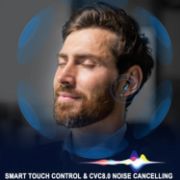 Picture of Wireless Earbuds Bluetooth 5.4, 4 ENC Mic Noise Cancelling, HiFi Stereo Deep Bass, 40H Playtime, IP7 Waterproof, USB-C Fast Charge In-Ear Headphones