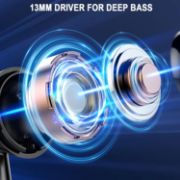 Picture of Wireless Earbuds Bluetooth 5.4, 4 ENC Mic Noise Cancelling, HiFi Stereo Deep Bass, 40H Playtime, IP7 Waterproof, USB-C Fast Charge In-Ear Headphones