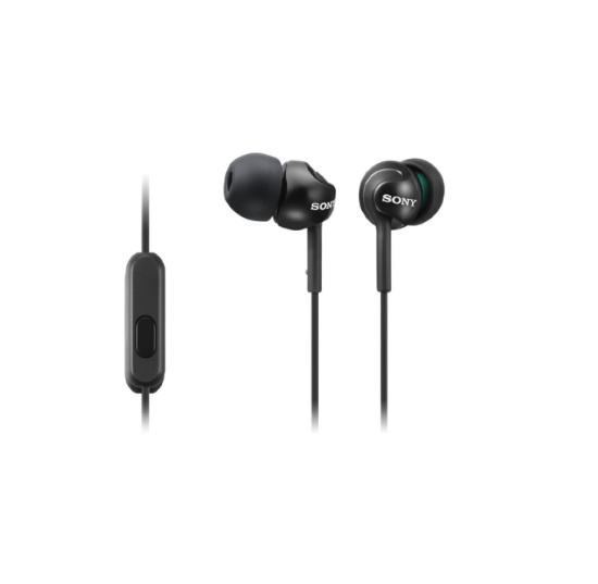 Picture of Sony MDREX110APB.CE7 Deep Bass Earphones with Mic & Smartphone Control – Metallic Black