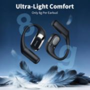 Picture of OHAYO Open Ear Bluetooth Headphones, ENC Mic, 40H Playtime, IPX6, Sports Earhooks, Clear Calls