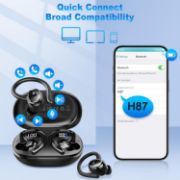 Picture of Wireless Sport Earbuds 2026, Bluetooth 5.4, Deep Bass, ENC Noise Cancelling, 50H Playtime, IPX7, Earhooks