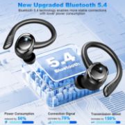 Picture of Wireless Sport Earbuds 2026, Bluetooth 5.4, Deep Bass, ENC Noise Cancelling, 50H Playtime, IPX7, Earhooks