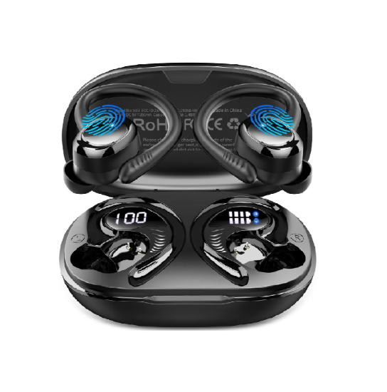 Picture of Wireless Sport Earbuds 2026, Bluetooth 5.4, Deep Bass, ENC Noise Cancelling, 50H Playtime, IPX7, Earhooks