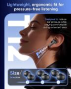 Picture of Wireless Earbuds Bluetooth 5.4, 4 ENC Mics, 48H Playtime, LED Display, IPX7 Waterproof, Deep Bass Stereo for Running, Gym & Gaming (Black)