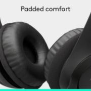 Picture of Logitech H390 Wired USB Headset, Stereo PC/Laptop Headphones, Noise Cancelling Mic, In-Line Controls, Chromebook Compatible, Black