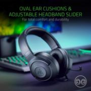 Picture of Razer Kraken X Lite Wired Gaming Headset, Ultralight 230g, Surround Sound, Cardioid Mic, 3.5mm for PC, PS4/PS5, Xbox, Switch, Black