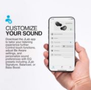 Picture of JLab Go Air Pop+ True Wireless Earbuds Bluetooth In-Ear Headphones 35H Playtime USB-C Charging Case EQ3 Sound Dual Connect Mic Dark Pink