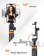 Picture of Vimose 62” Phone Tripod & Selfie Stick with Remote, Extendable Travel Tripod Stand for iPhone & Android Smartphones