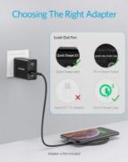 Picture of Anker PowerWave Wireless Charger Pad, 10W Qi Fast Charging for iPhone 17–12, Samsung & AirPods (No Adapter)