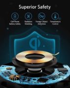 Picture of Anker PowerWave Wireless Charger Pad, 10W Qi Fast Charging for iPhone 17–12, Samsung & AirPods (No Adapter)