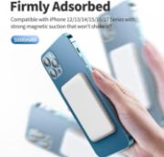 Picture of 5000mAh Wireless Magnetic Power Bank, 15W Fast USB-C Portable Charger for iPhone 17–12 Series, Lightweight Design