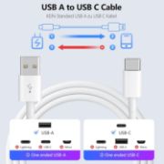 Picture of 2-Pack 1.8M USB-A to USB-C Charger Cable for iPhone 17/16/15 Pro Max, AirPods, iPad & More