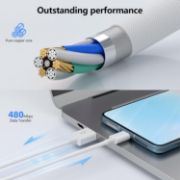 Picture of 2-Pack 1.8M USB-A to USB-C Charger Cable for iPhone 17/16/15 Pro Max, AirPods, iPad & More