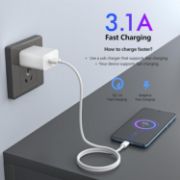 Picture of 2-Pack 1.8M USB-A to USB-C Charger Cable for iPhone 17/16/15 Pro Max, AirPods, iPad & More