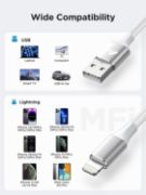 Picture of Aioneus 2M MFi Certified Lightning Cable Fast Charging iPhone Charger Nylon USB Cable for iPhone 14–5 & iPad