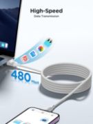 Picture of Aioneus 2M MFi Certified Lightning Cable Fast Charging iPhone Charger Nylon USB Cable for iPhone 14–5 & iPad