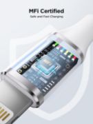 Picture of Aioneus 2M MFi Certified Lightning Cable Fast Charging iPhone Charger Nylon USB Cable for iPhone 14–5 & iPad