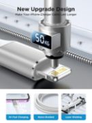 Picture of Aioneus 2M MFi Certified Lightning Cable Fast Charging iPhone Charger Nylon USB Cable for iPhone 14–5 & iPad