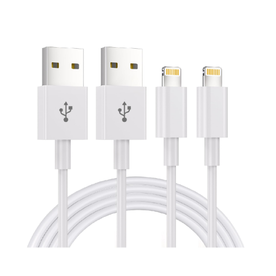 Picture of 2-Pack 1.8M Apple MFi Certified Lightning to USB Cable 6FT Fast Charging iPhone Charger for iPhone 14/13/12/11 & iPad