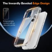 Picture of Clear Ultra-Thin Shockproof TPU Case for iPhone 16 Pro, Anti-Yellowing Crystal Transparent Protective Phone Cover