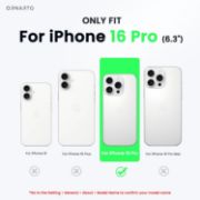Picture of ORNARTO Slim Liquid Silicone Shockproof Case for iPhone 16 Pro 6.3” Anti-Scratch Soft Gel Cover Chalk Pink
