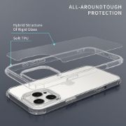 Picture of Melomon Clear Case for iPhone 16 Pro Max 6.9" Airbag Shockproof TPU + Hard PC Anti-Scratch Protective Cover