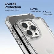 Picture of Melomon Clear Case for iPhone 16 Pro Max 6.9" Airbag Shockproof TPU + Hard PC Anti-Scratch Protective Cover