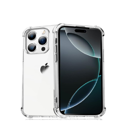 Picture of Melomon Clear Case for iPhone 16 Pro Max 6.9" Airbag Shockproof TPU + Hard PC Anti-Scratch Protective Cover